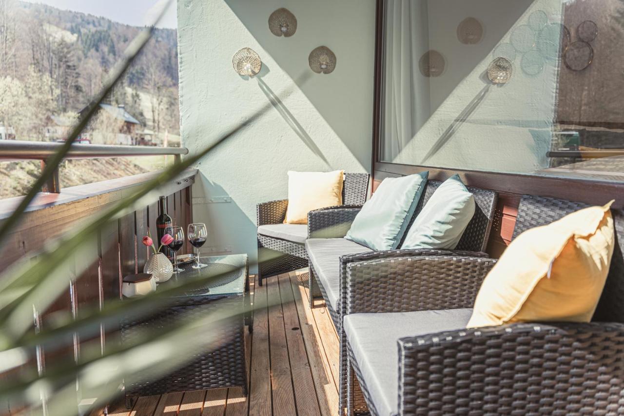 Apartment Bergliebe - 40 M² Wohnung In Hotelanlage Bad Goisern Kültér fotó